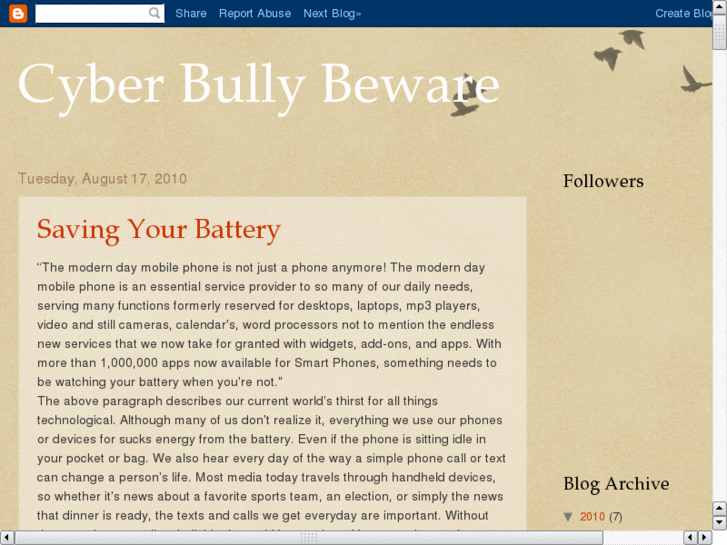 www.cyberbullybeware.com