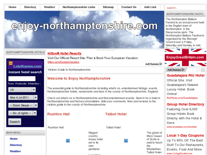 www.enjoy-northamptonshire.com