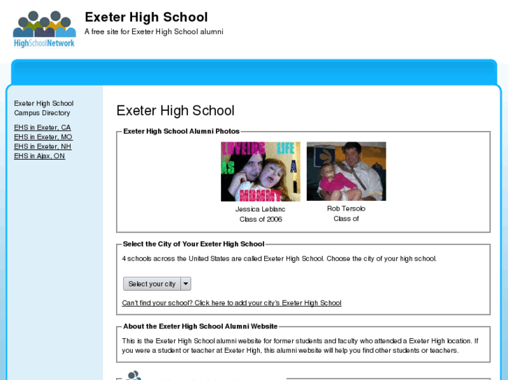 www.exeterhighschoolalumni.com