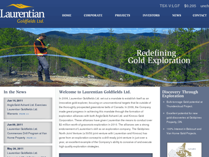 www.laurentiangoldfields.com