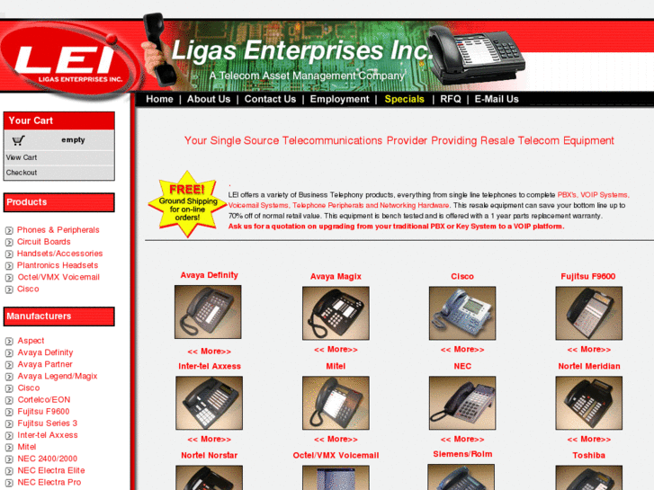 www.ligasenterprises.com