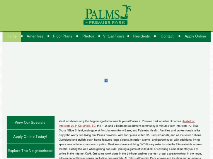 www.palmsatpremierparkapartments.com