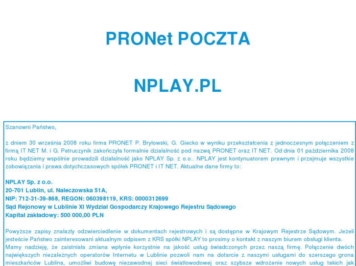 www.pmail.pl