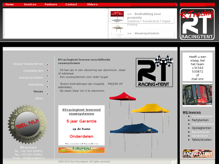 www.racingtent.nl