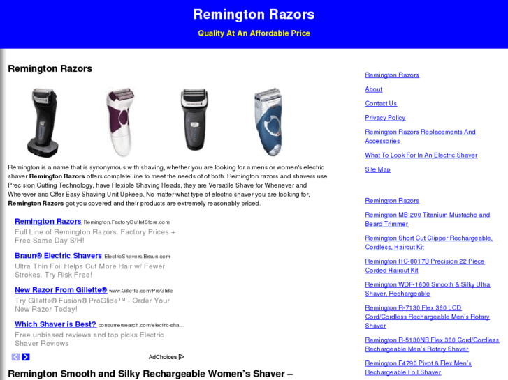 www.remingtonrazors.org