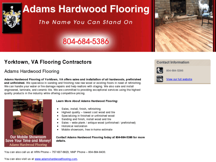 www.adamshardwoodflooring-yorktown.com