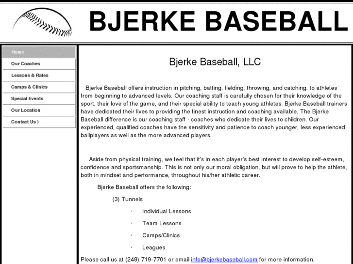 www.bjerkebaseball.com