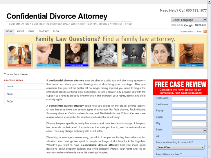 www.confidentialdivorceattorney.com