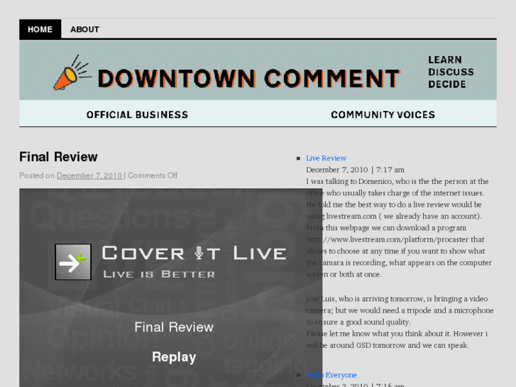 www.downtowncomment.com