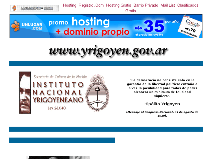 www.yrigoyen.gov.ar