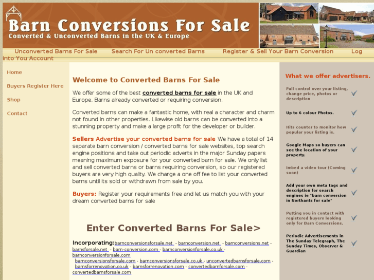 www.convertedbarnsforsale.com