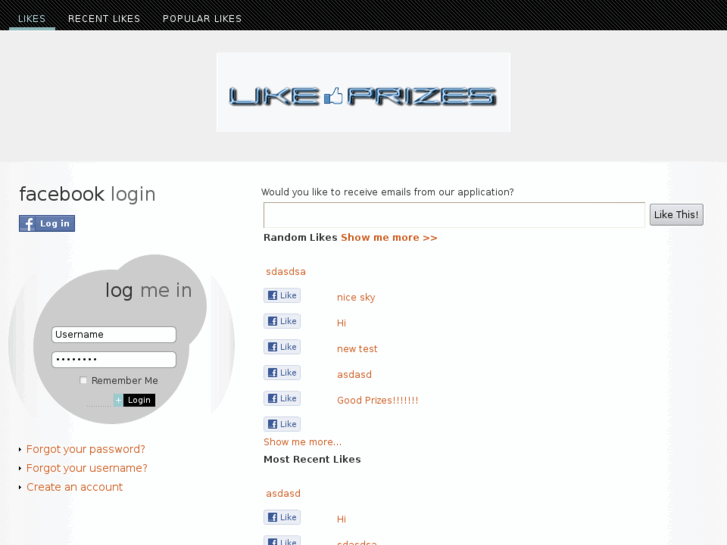 www.likeprizes.com