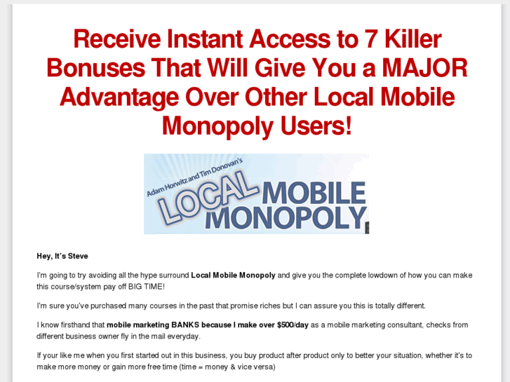 www.localmobilemonopolyexposed.com