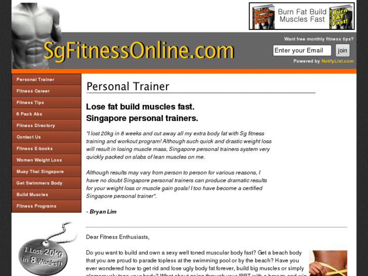 www.sgfitnessonline.com