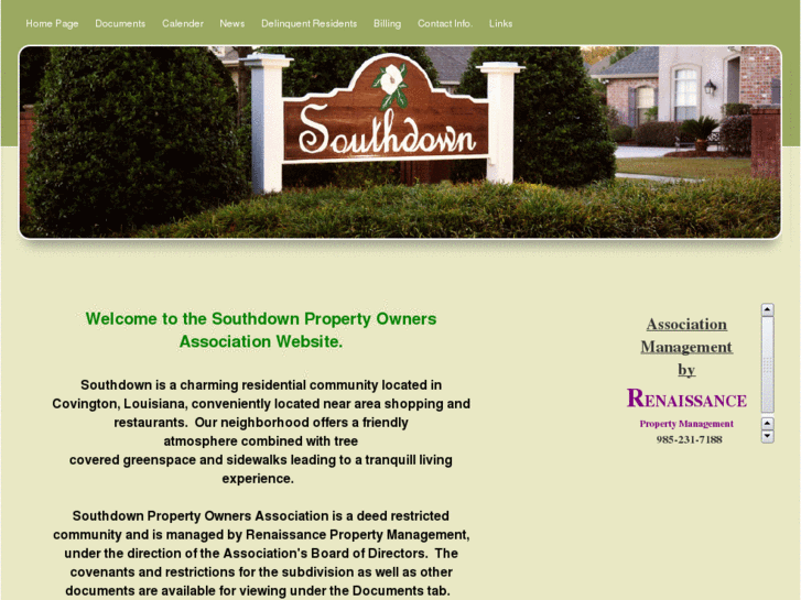 www.southdownhoa.com