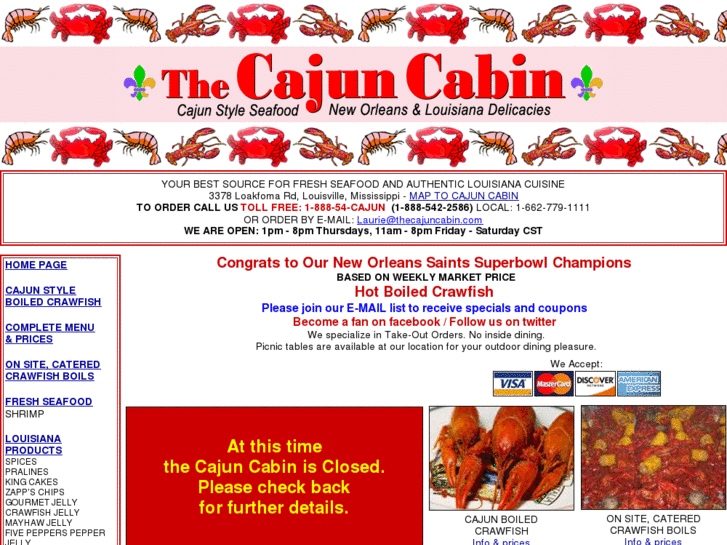 www.thecajuncabin.com