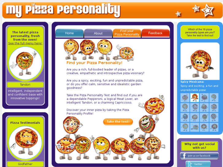 www.mypizzapersonality.com