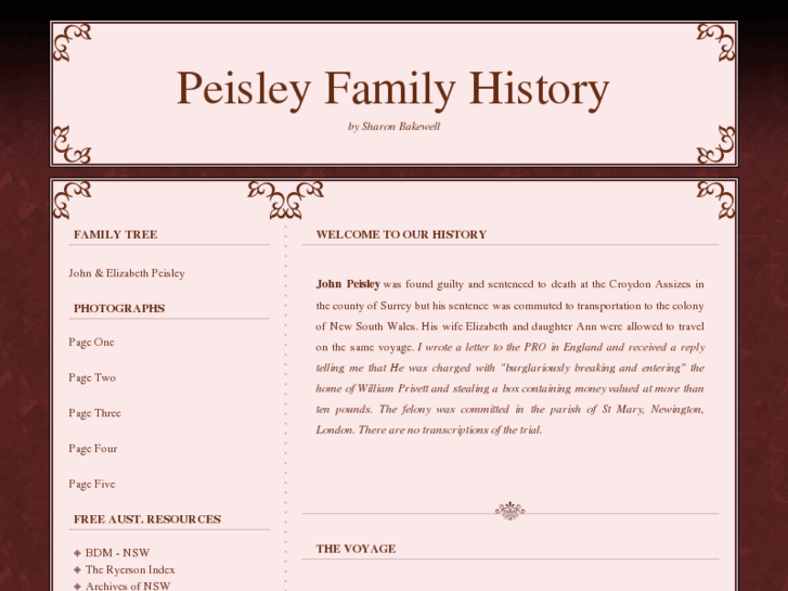 www.peisley.info