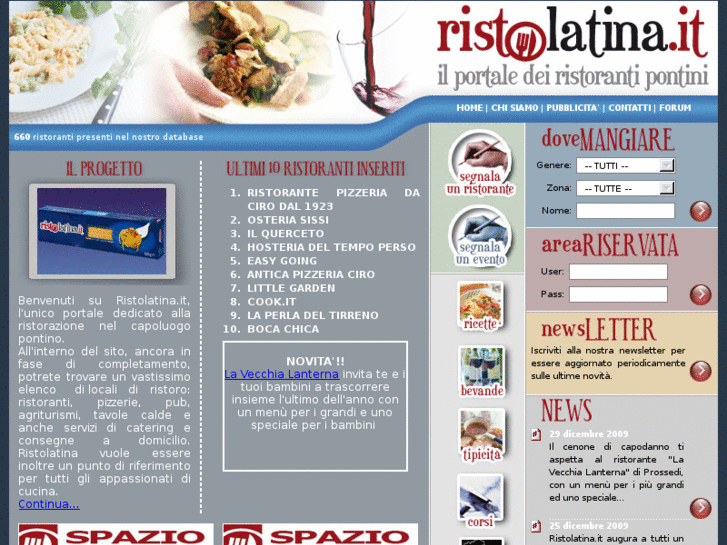 www.ristolatina.it