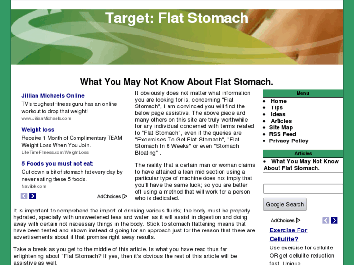 www.targetflatstomach.com