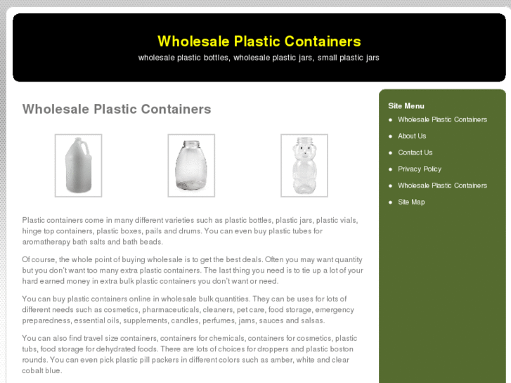 www.wholesaleplasticcontainers.net