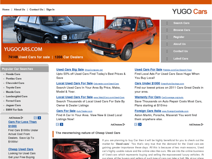 www.yugocars.com