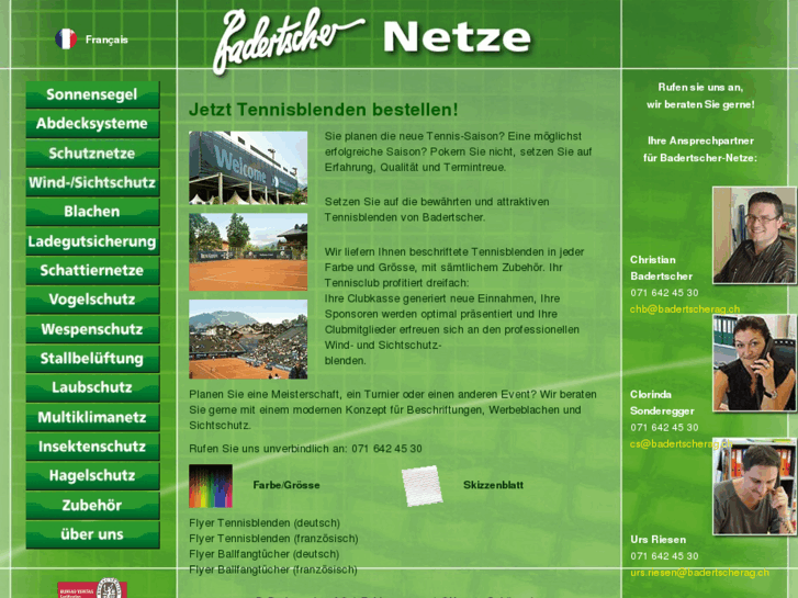www.badertscher-netze.ch