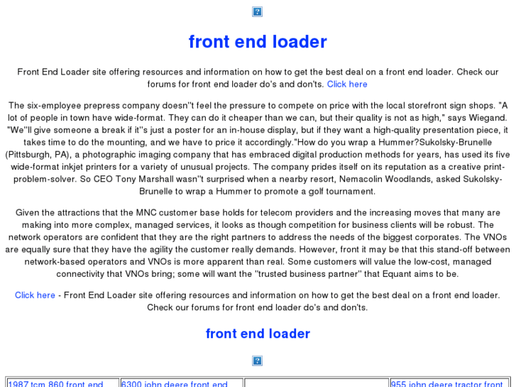 www.front-end-loader.net