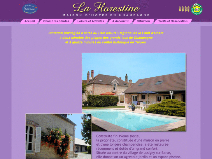 www.laflorestine.com