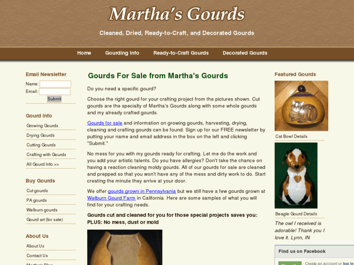 www.marthasgourds.com