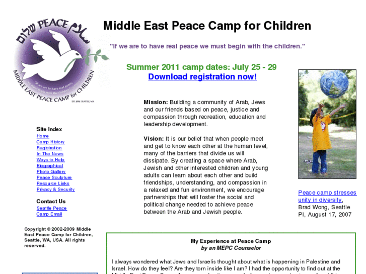 www.middleeastpeacecamp.org