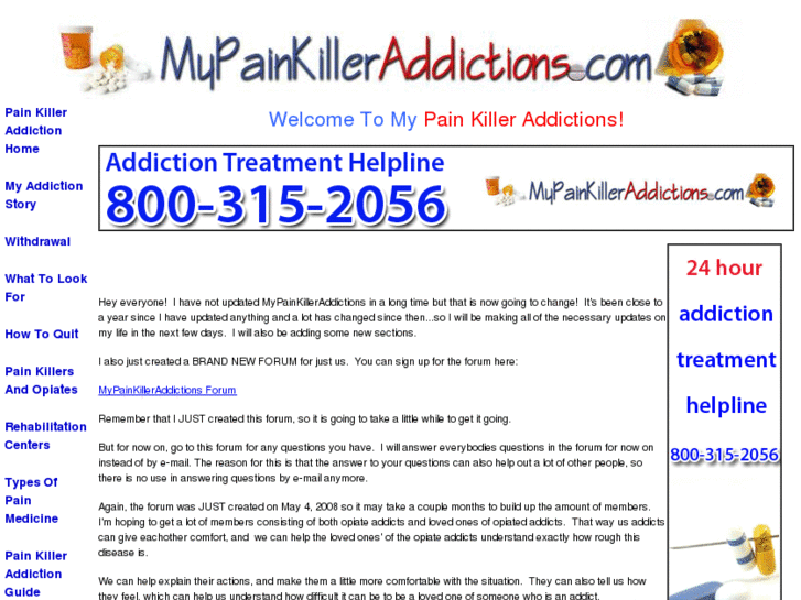 www.mypainkilleraddictions.com