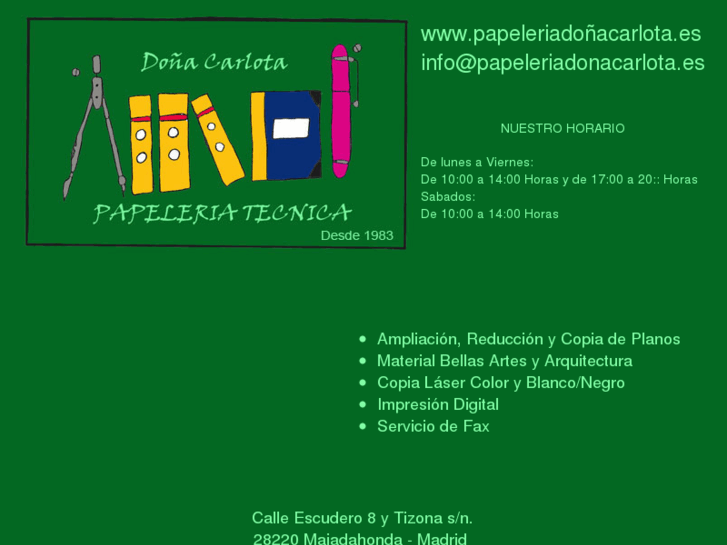 www.papeleriadonacarlota.es