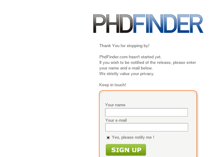 www.phdfinder.org