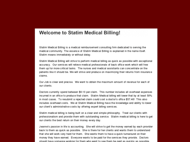 www.statimmedicalbilling.com