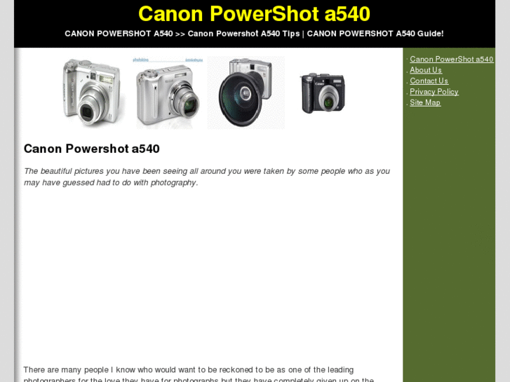 www.canonpowershota540.com