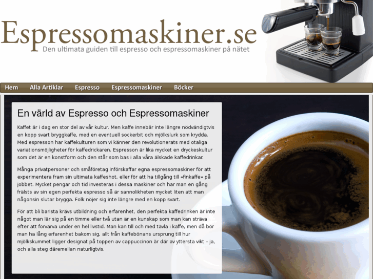 www.espressomaskiner.info