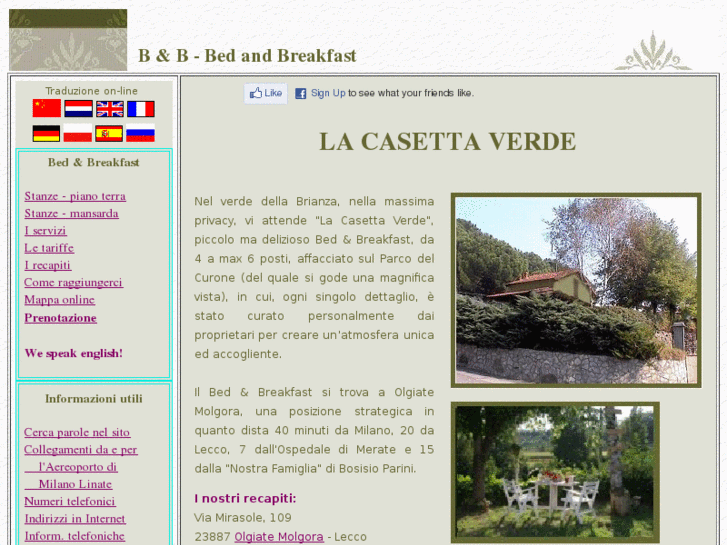 www.lacasettaverde.com