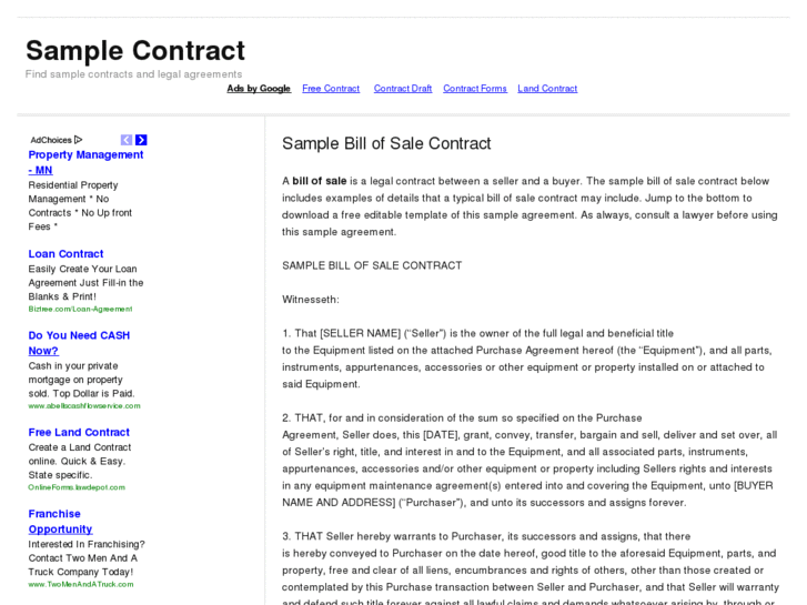 www.samplecontract.net