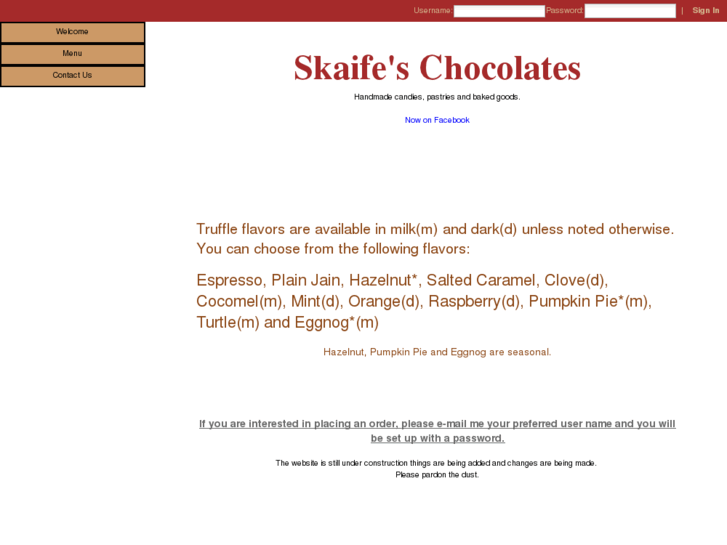 www.skaifeschocolates.com