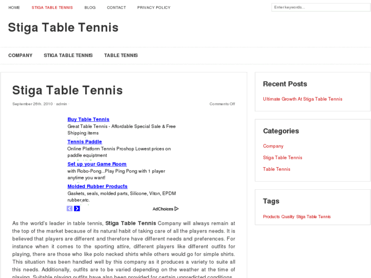 www.stigatabletennis.net