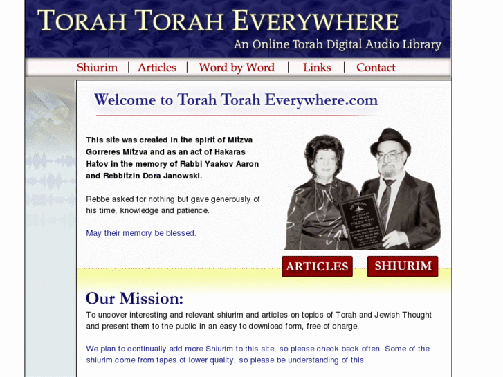 www.torahtoraheverywhere.com