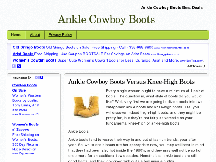 www.anklecowboyboots.com