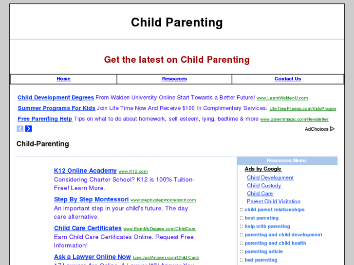 www.child-parenting.info