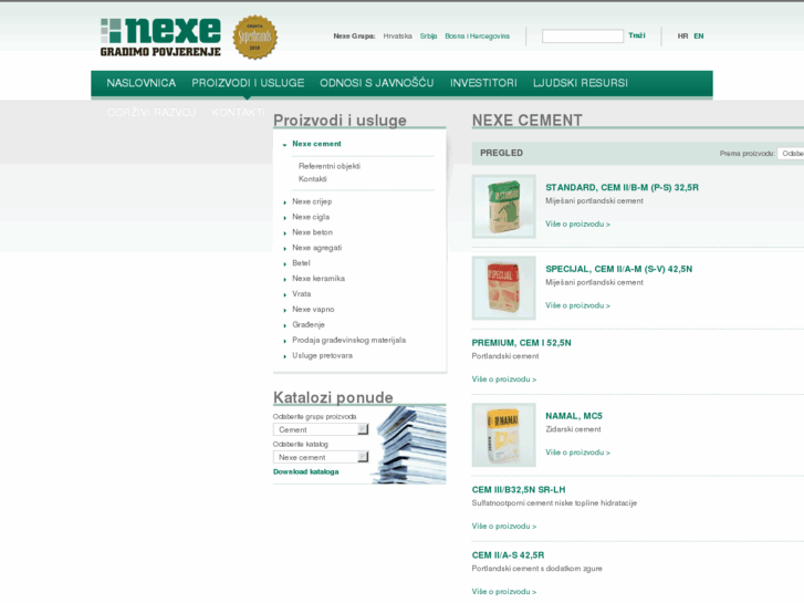 www.nexe-cement.com