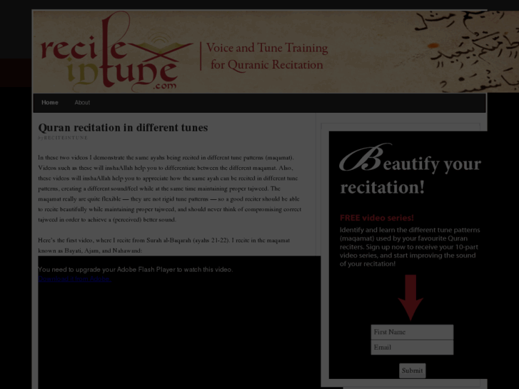 www.reciteintune.com