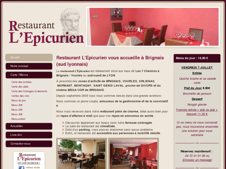 www.restaurant-epicurien.com