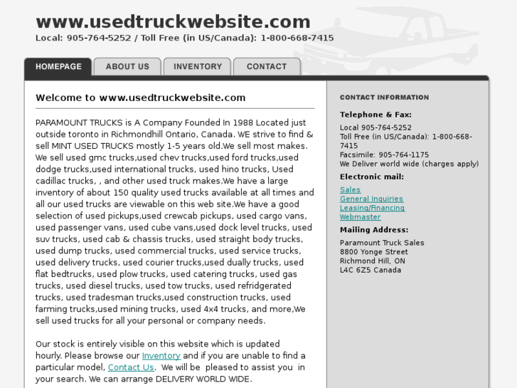 www.usedtruckwebsite.com