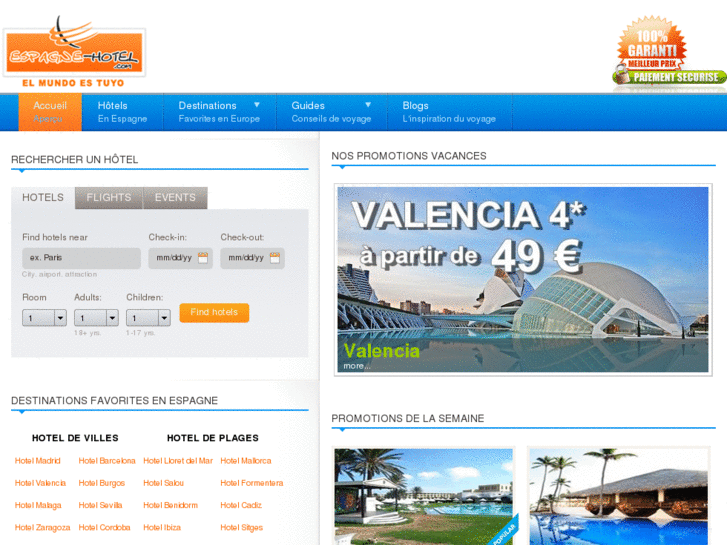 www.espagne-hotel.com