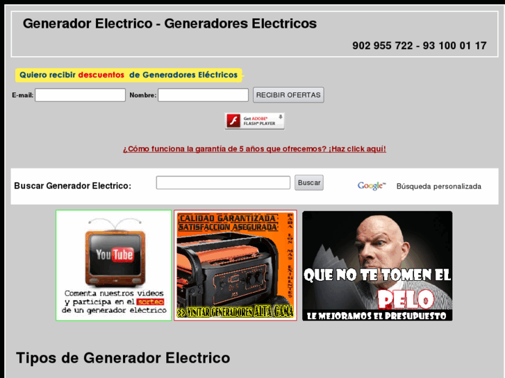 www.generadorelectricogenerador.es